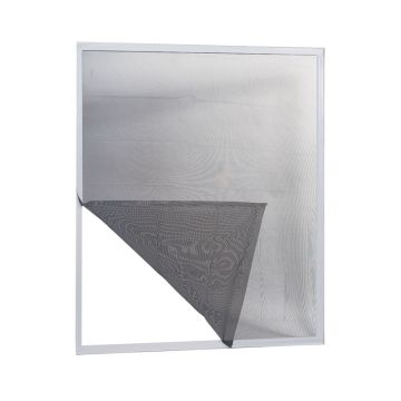 ZANZARIERA ADESIVA GRIGIA LINEA STANDARD ECCO 130X150CM 