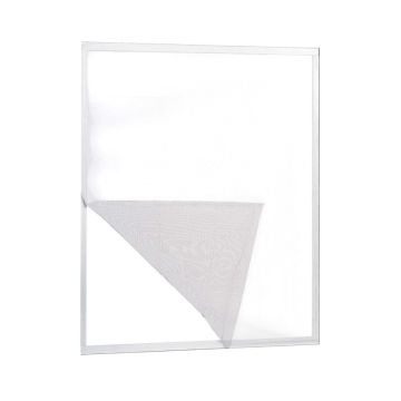 ZANZARIERA ADESIVA BIANCA LINEA STANDARD ECCO 150X180CM 