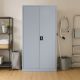 ARMADIO A RIPIANI MOD. CC-2 CM 90X45 H.180 IN METALLO GRIGIO 