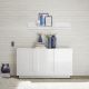 CREDENZA MOD. JUPITER CM 181X44 H. 90 BIANCO LUCIDO