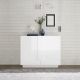 CREDENZA MOD. JUPITER CM 120X44 H. 90 BIANCO LUCIDO