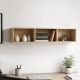 LIBRERIA PENSILE MOD.MUNDI ROVERE ARTISAN