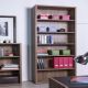 LIBRERIA MOD. DA VINCI CM 81.6X35.7 H. 217.2 NOCE BRERA 
