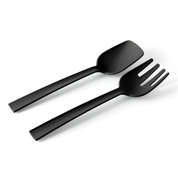 BLIM PLUS - POSATE PAESTUM NERO CARBONE 29.3CM
