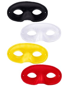 MASCHERINA DOMINO IN RASO ASSORTITO