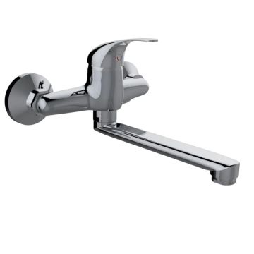 LINEA FAST - MISCELATORE MONOCOMANDO PER LAVELLO CROMO 