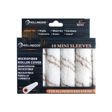 SET 10 RULLI RICAMBIO MICROFIBRA 10CM