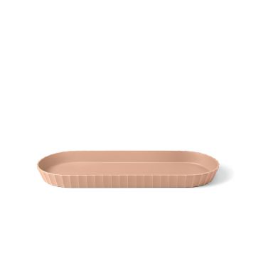 BLIM PLUS - VASSOIO IN POLIPROPILENE LINEA MINERVA 37.5X15CM ROSA