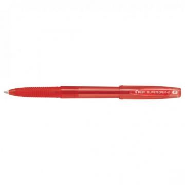 PENNA SUPERGRIP FINE C/CAPP.ROSSO ROSSO