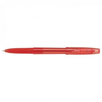 PENNA SUPERGRIP FINE C/CAPP.ROSSO ROSSO