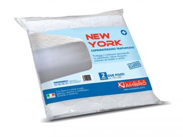 LINEA AMBRO - COPRIMATERASSO TRAPUNTATO NEW YORK 1P 90X200CM