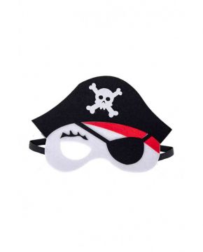 MASCHERA PIRATA IN FELTRO PER BAMBINI