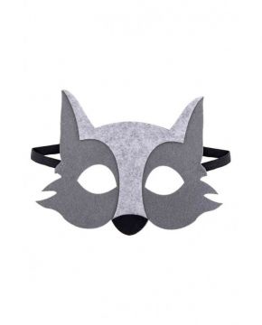 MASCHERA LUPO IN FELTRO PER BAMBINI