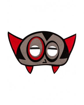 MASCHERA VAMPIRO IN FELTRO MULTICOLORE PER BAMBINI