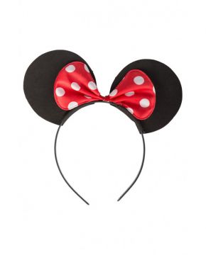 CERCHIETTO TOPOLINA IN PLASTICA EVA NERO