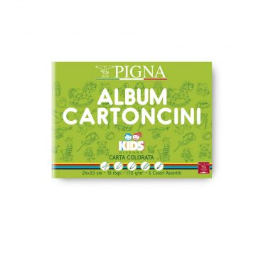 ALBUM CARTONCINI COLORATI 10FF/SH