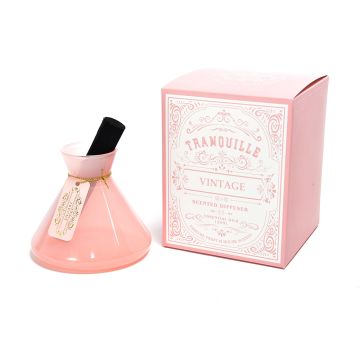 DIFFUSORE DI ESSENZA CON BACCHETTO 120ML PESCA BIANCA E CREMA