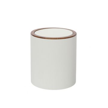 LINEA LONDON - PATTUMIERA BAGNO 5LT BIANCA E NATURALE 