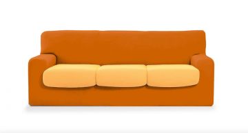 COPRIDIVANO COVER SOFA' 2P ARANCIO 120