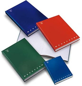PIGNA - QUADERNO MAXI MONOCROMO ORIGINAL REFE CARTONATO 60+2 FOGLI A4 RIGHE ASS.