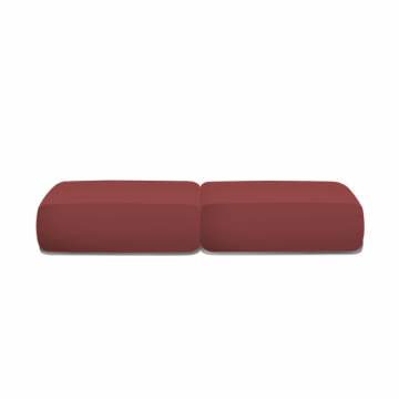 GENIUS - COPPIA COPRICUSCINI COLOR 1 POSTO BORDEAUX