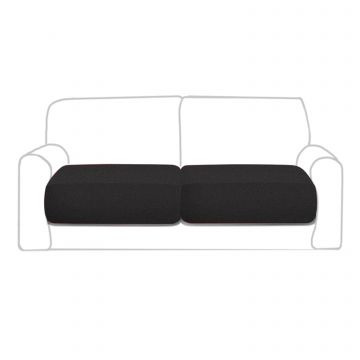 BIANCALUNA - COPPIA COPRICUSCINI 1P NERO LINEA GENIUS COLOR