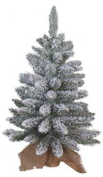 PINETTO INNEVATO C/BASE IN JUTA H.90CM
