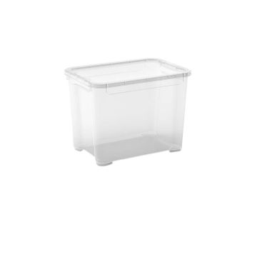 CONTENITORE T BOX IN PLASTICA TRASPARENTE 38X26.5X28.5CM 20LT
