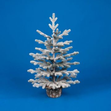 PINETTO FLOCCATO C/BASE H. 75CM