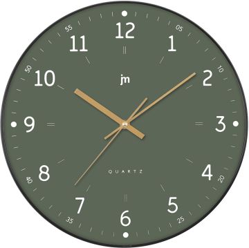 OROLOGIO DA PARETE IN MDF/ABS DIAM. 35CM VERDE