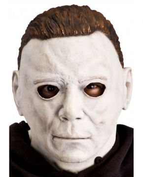 MASCHERA INTERA ZOMBIE IN LATTICE BIANCA E MARRONE
