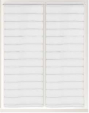 LINEA MONIA - TENDA IN POLIESTERE 70X240CM GRIGIA