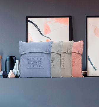 COMPLETO LETTO 1P STONE WASHED IN COTONE ASSORTITO