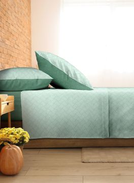 COMPLETO LETTO 2P OPTICAL IN POLIESTERE ASSORTITO