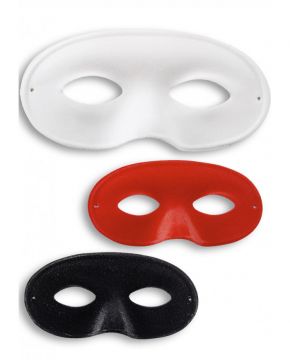 MASCHERA DOMINO SCAMOSCIATO GRANDE ASSORTITO