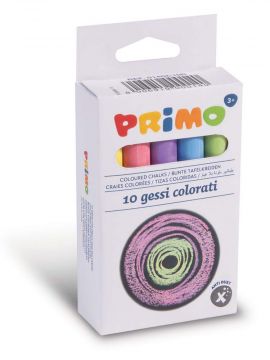 CONFEZIONE 10 GESSI COLORATI ROTONDI