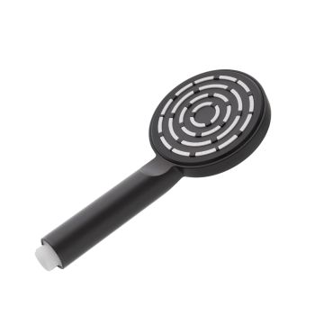 LINEA HIDRA STYLE - DOCCETTA IN ABS MONOFUNZIONE TONDA NERO