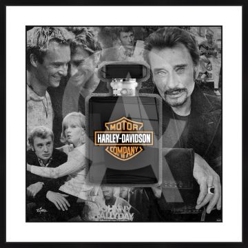 QUADRO BOTTIGLIA HARLEY DAVIDSON JOHNNY 3D 80X80CM