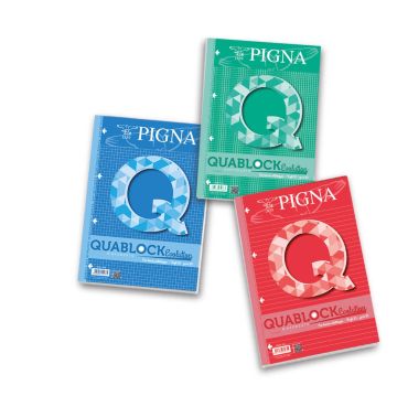 QUABLOK  A4 EVOLUTION RINFORZA CARATA BIANCA RIGHE 1rigo