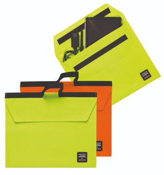 LINEA KEEP COLOUR FLUO - CARTELLA IN NYLON CON MANIGLIA 37X29CM ASSORTITO