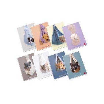 PIGNA - QUADERNO MAXI DOLCI CUCCIOLI 42 FOGLI A4 QUADRETTI GRANDI ASS.