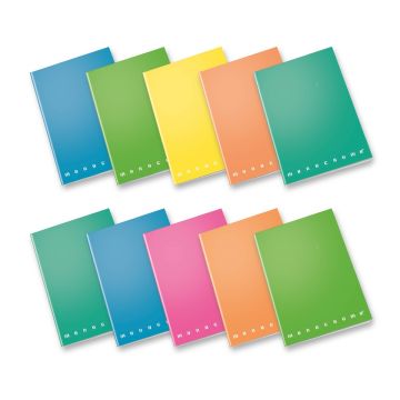 PIGNA - QUADERNO MAXI MONOCROMO FLUO 42 FOGLI A4 QUAD. 1a 2a 3a elem. ASS.