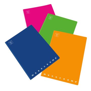 PIGNA - QUADERNO MAXI MONOCROMO 42 FF A4 RIGHE SENZA MARGINE ASS.