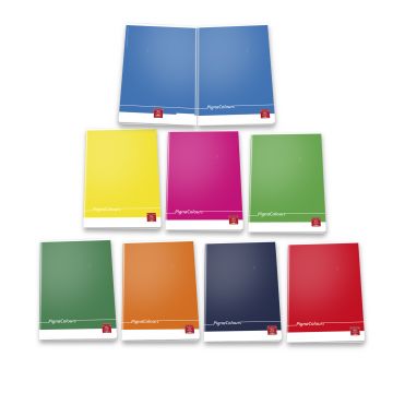 QUADERNO MAXI PIGNA COLOURS 42FF/SH RIGHE 1rigo 3a elementare CON MARGINE ASSORTITO 