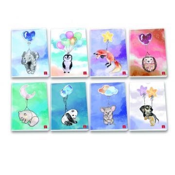 QUADERNO MAXI ANIMAL DREAMERS 38FF/SH RIGHE 1 rigo 1a 2a elementare CON MARGINE ASSORTITO