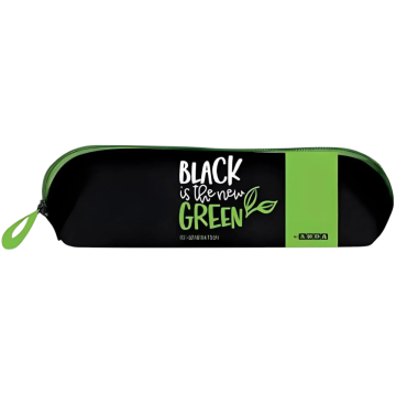 ARDA - ASTUCCIO PORTAPENNE RE-GENERATION CM 22 NERO/VERDE 