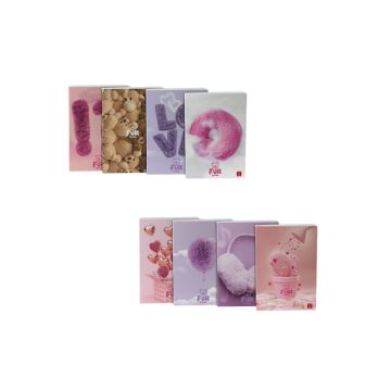 PIGNA - QUADERNO MAXI FUR PASSION 50 FOGLI A4 RIGHE 3a elem. ASS.