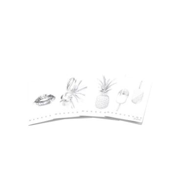 PIGNA - QUADERNO MAXI MONOCROMO SILVER A4 38 FOGLI QUADRETTI ASS.