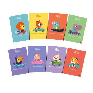 PIGNA - QUADERNO MAXI BEEP BEEP 50FF/SH QUADRETTI 5mm ASSORTITO