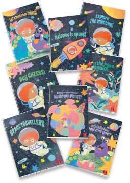 QUADERNO MAXI SPACE TRAVELLERS 50FF/SH QUADRETTI 1a 2a 3a eleme CON MARG